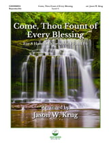 Come, Thou Fount of Every Blessing Handbell sheet music cover